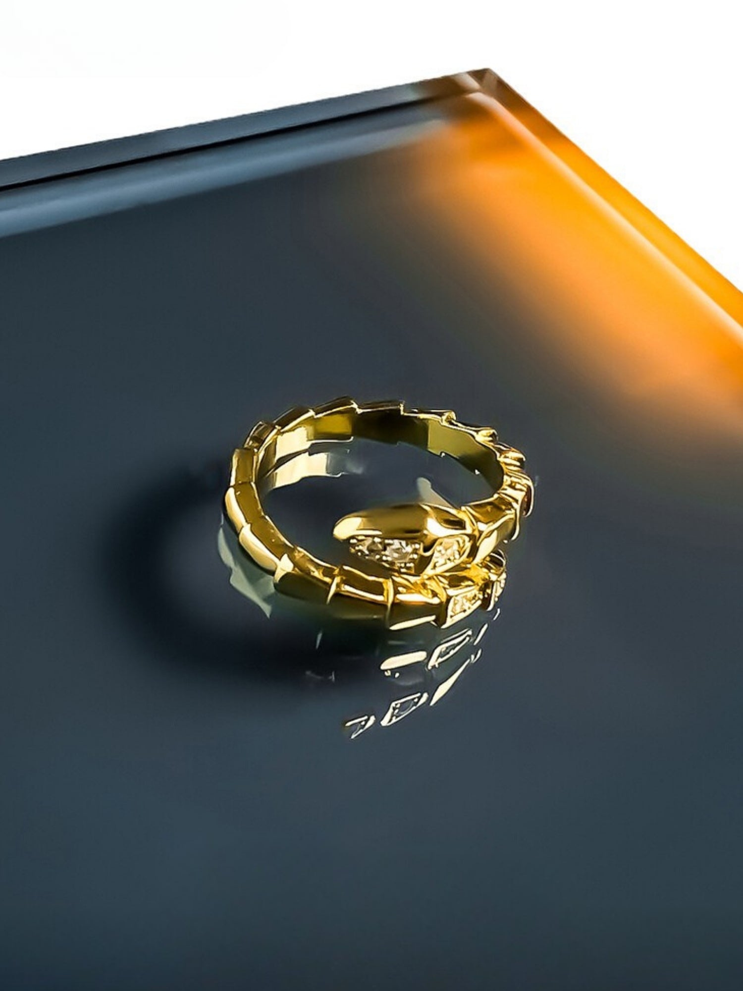 Golden Serpent Ring