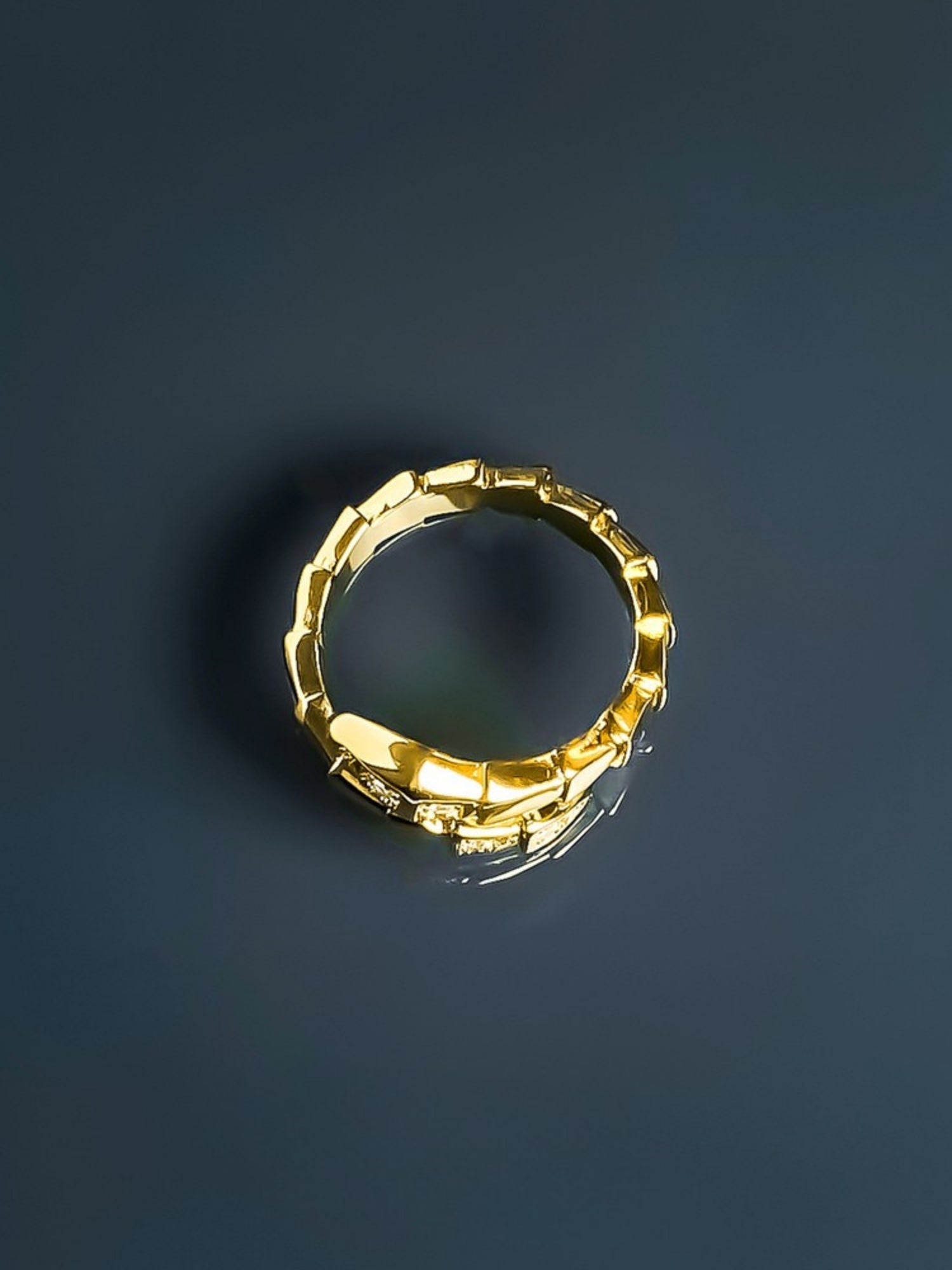 Golden Serpent Ring