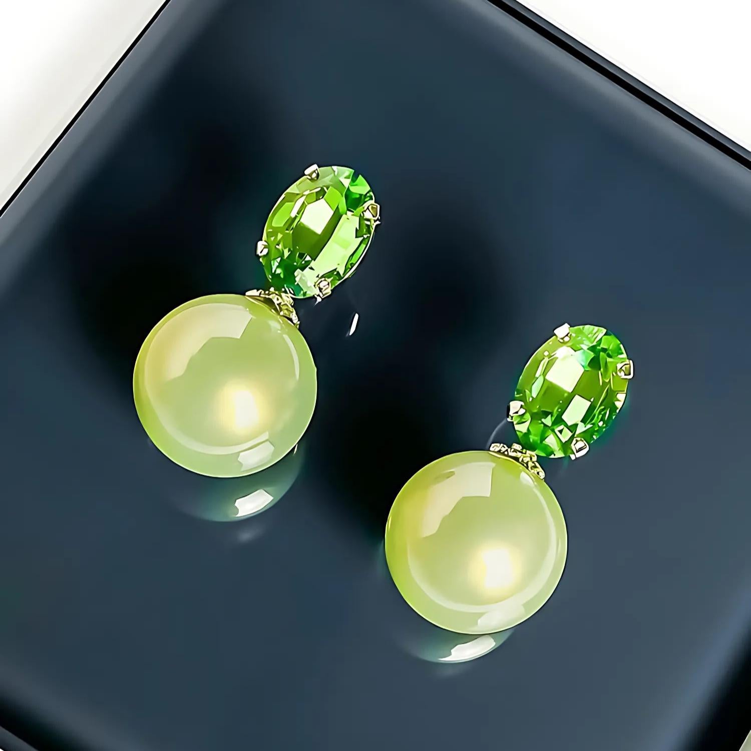 Crystal Pearl Earrings