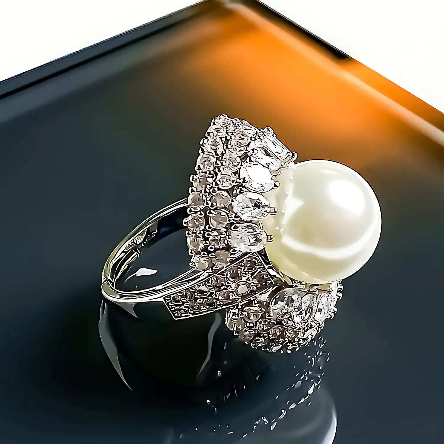 Tahitian Pearl Statement Ring