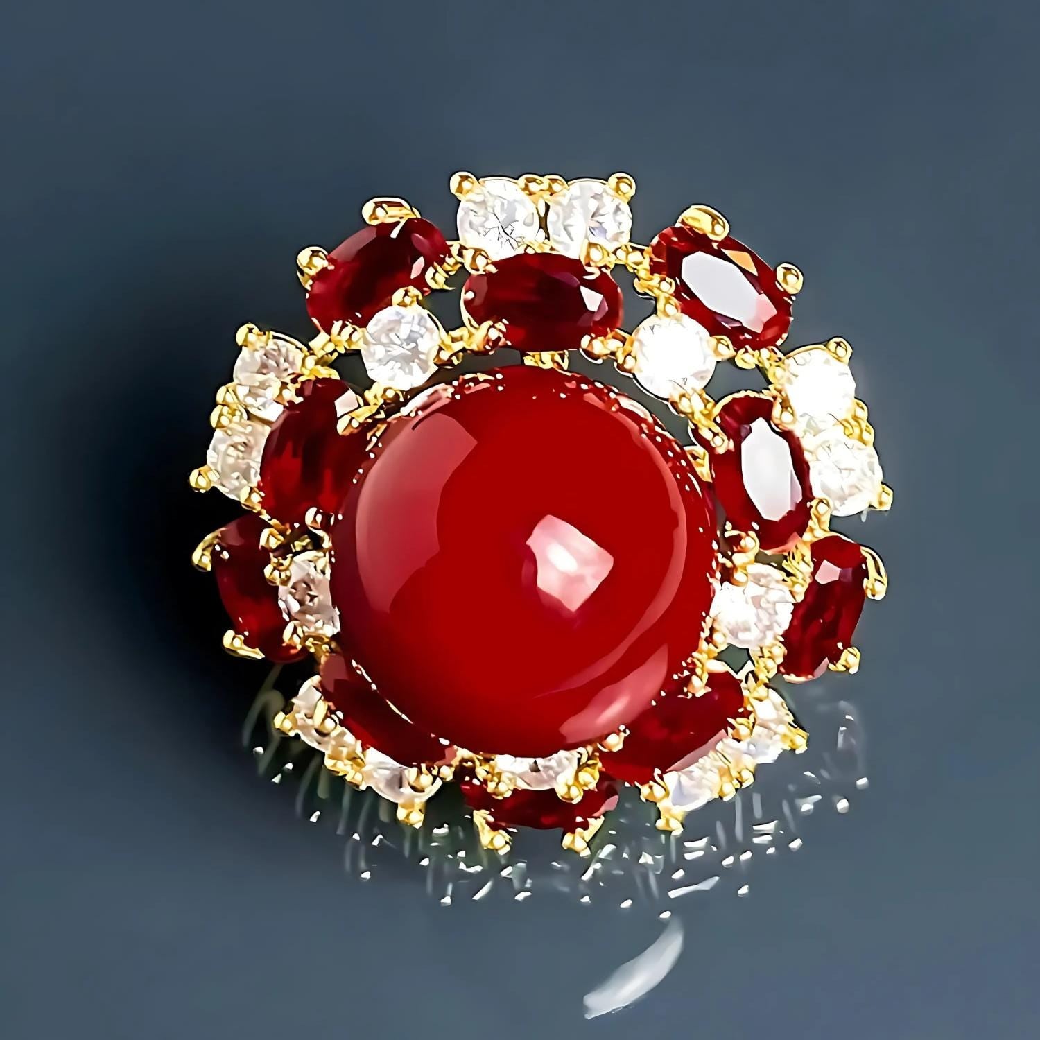 Crimson Pearl Earrings