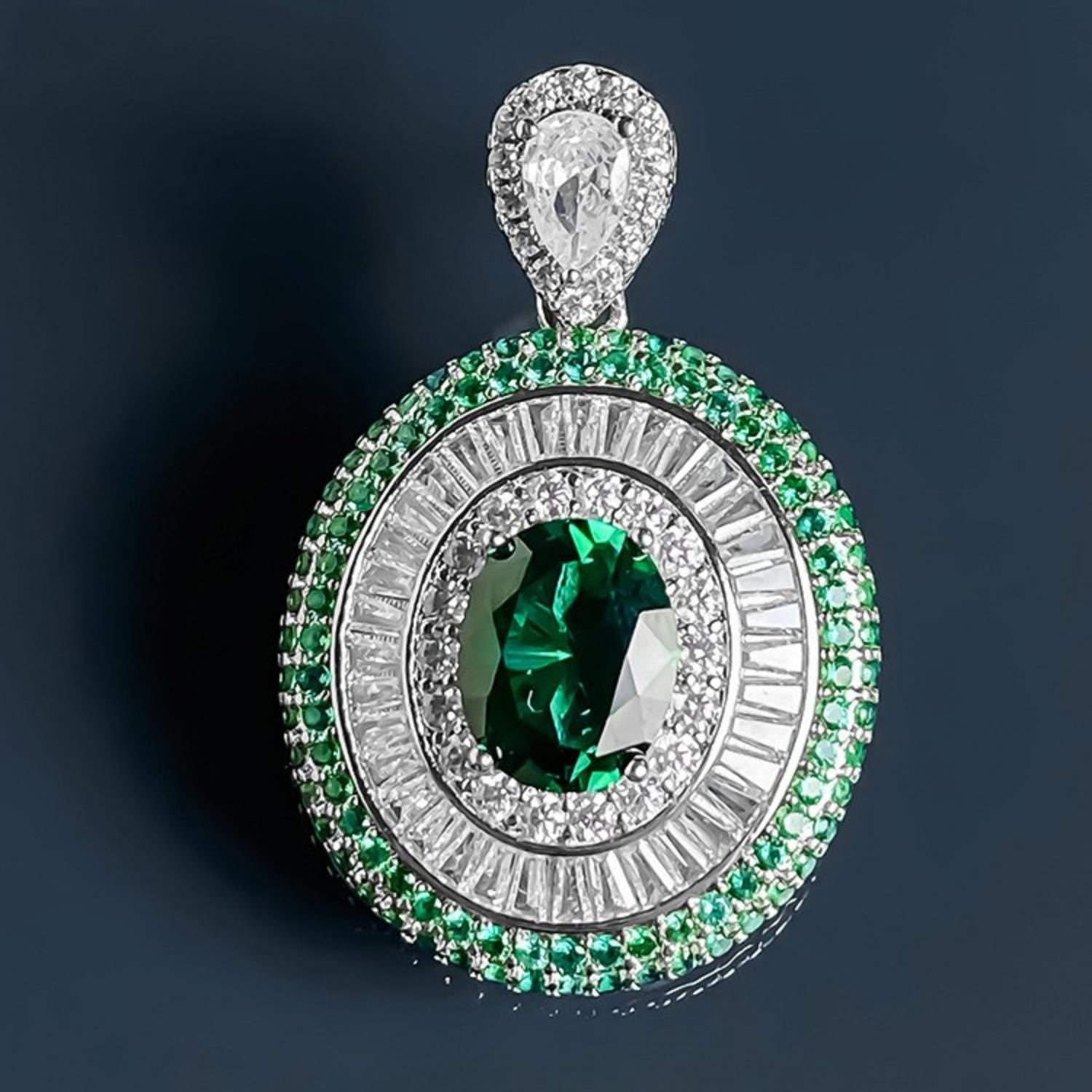 Vintage Emerald Earrings