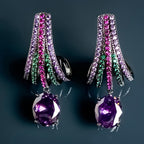 Violet Lumière Earrings
