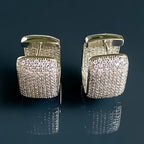 Pavé Statement Hoops