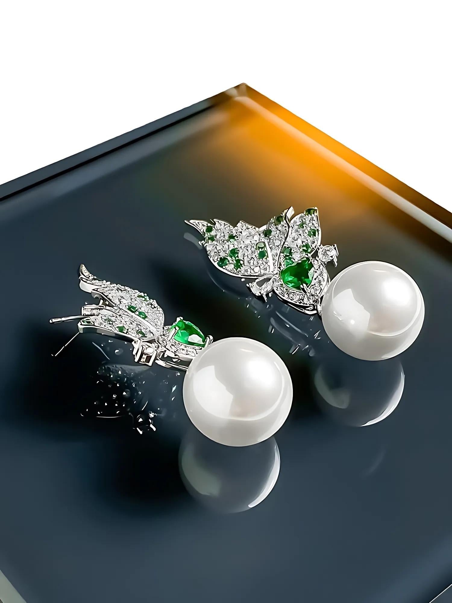 Butterfly Crystal Earrings