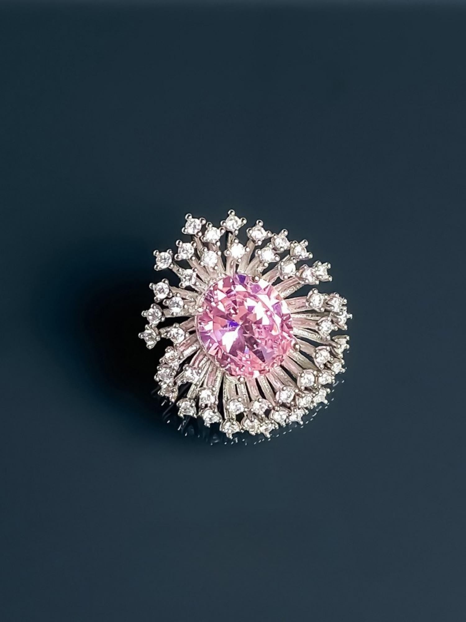 Pink Crystal Earrings