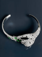 Emerald Panther Cuff