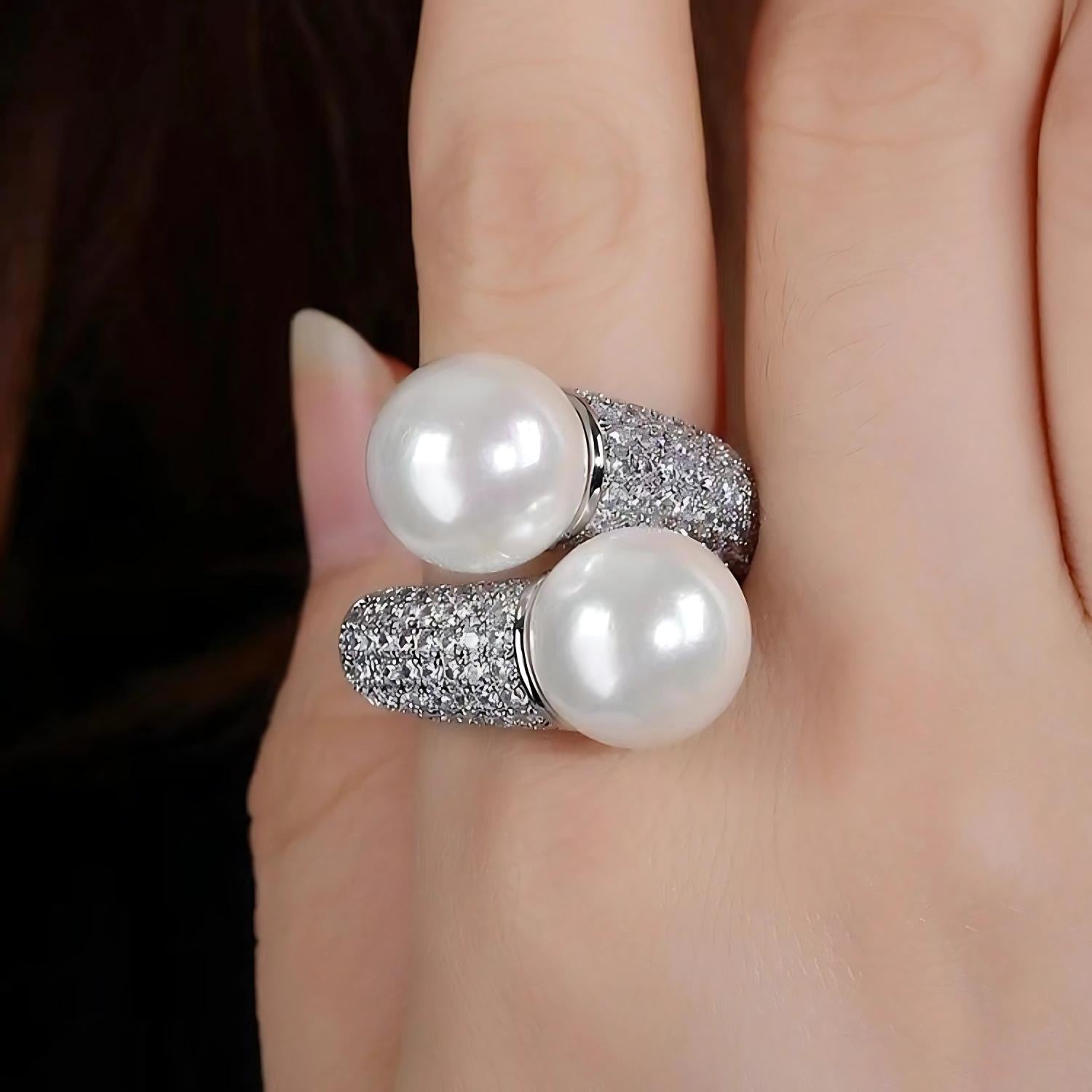 Tahitian White Pearl Ring