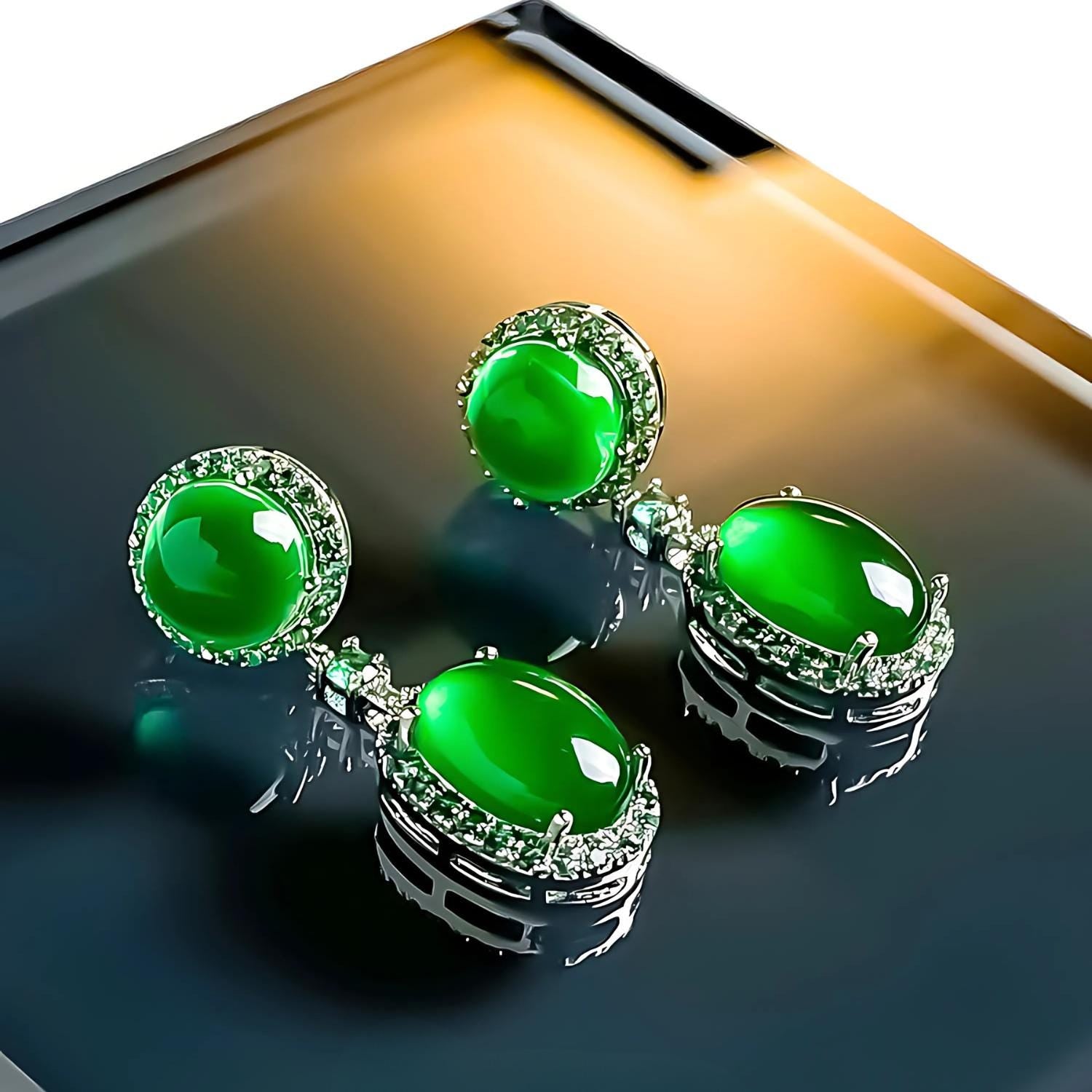 Emerald Reverie Earrings