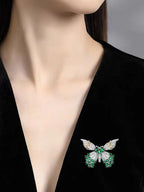 Butterfly Crystal Brooch