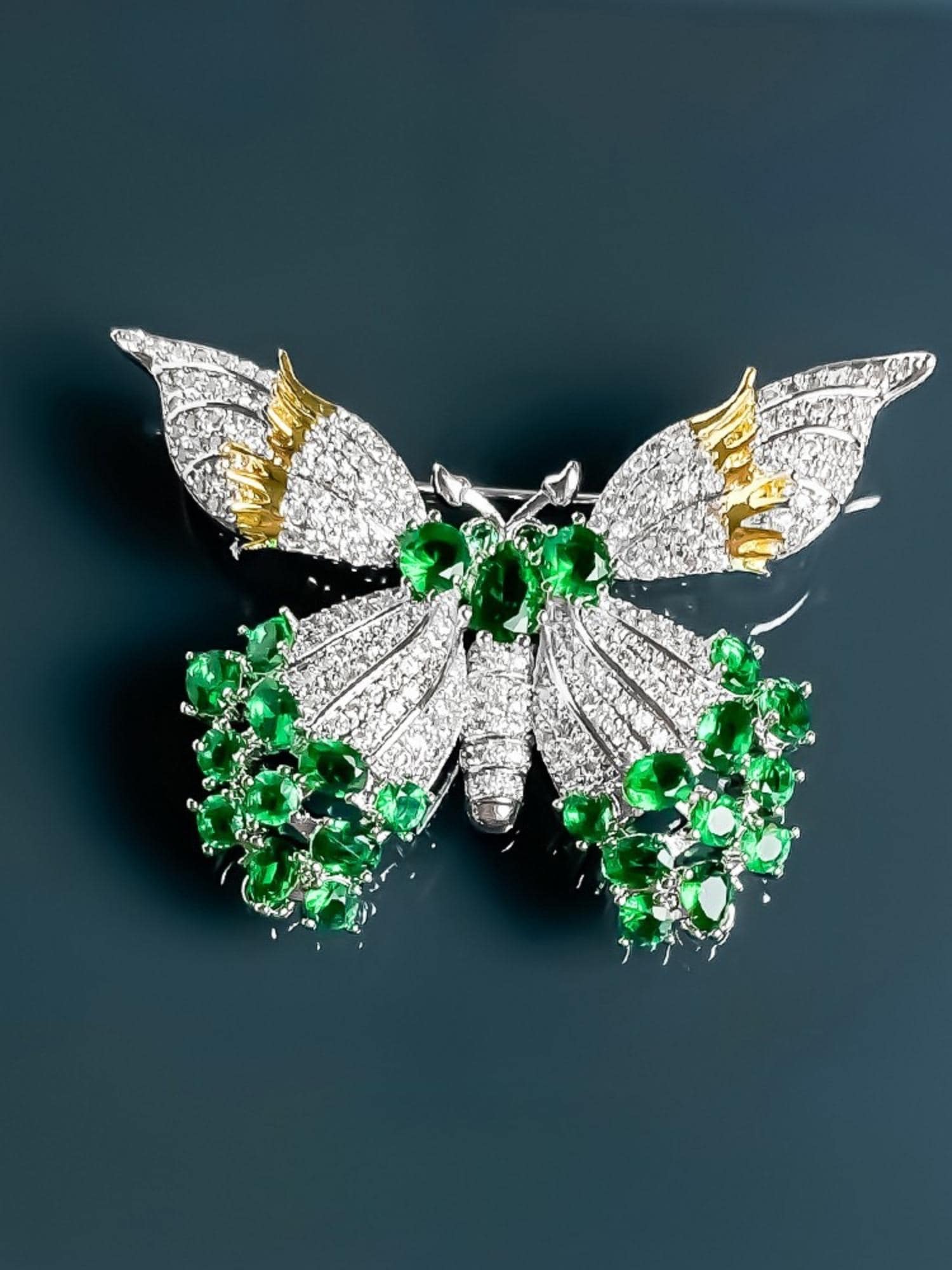 Butterfly Crystal Brooch