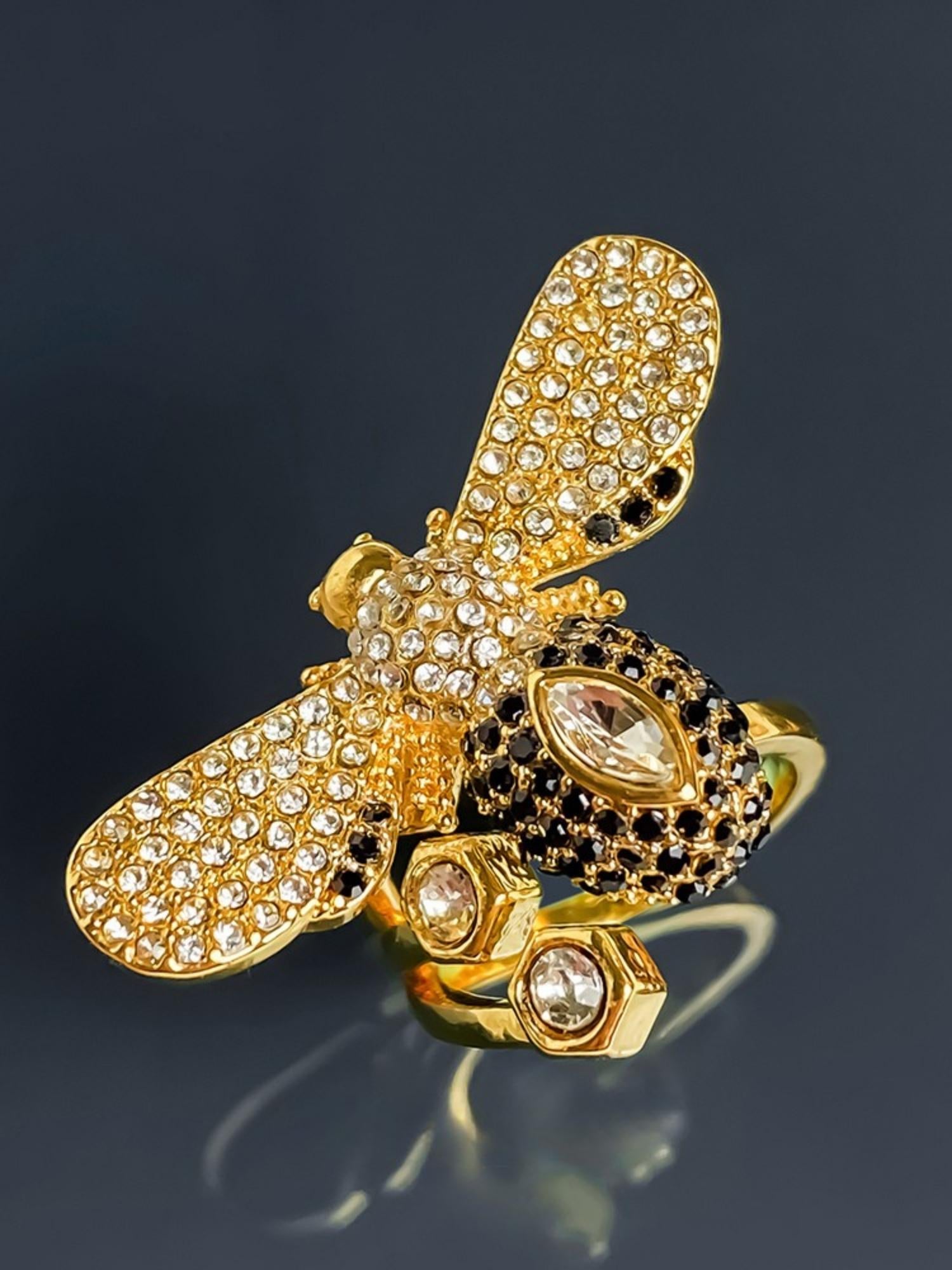 Golden Bee Ring