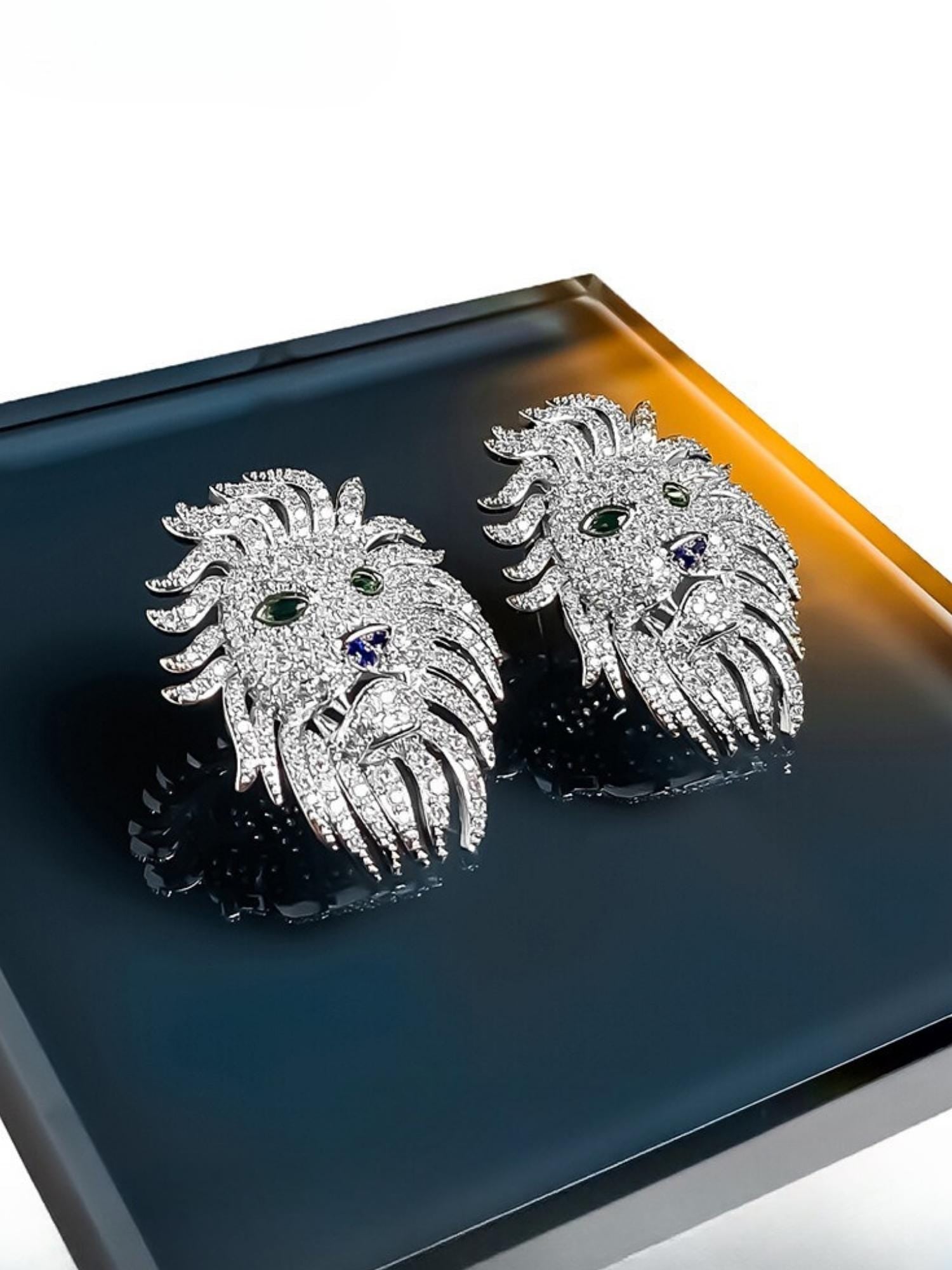 Lion Earrings
