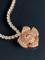 Rose Blossom Pendant Necklace