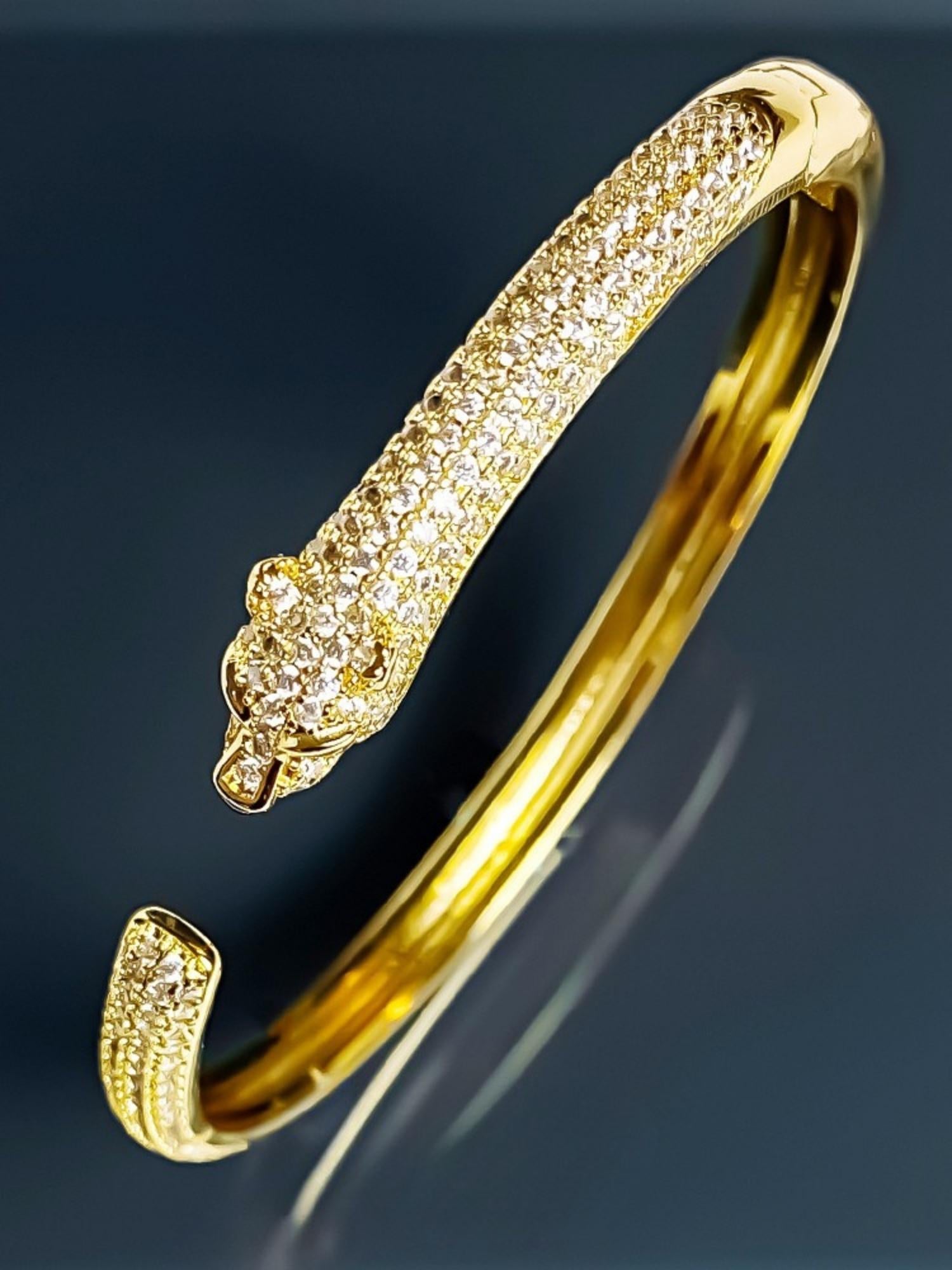 Golden Panther Bracelet