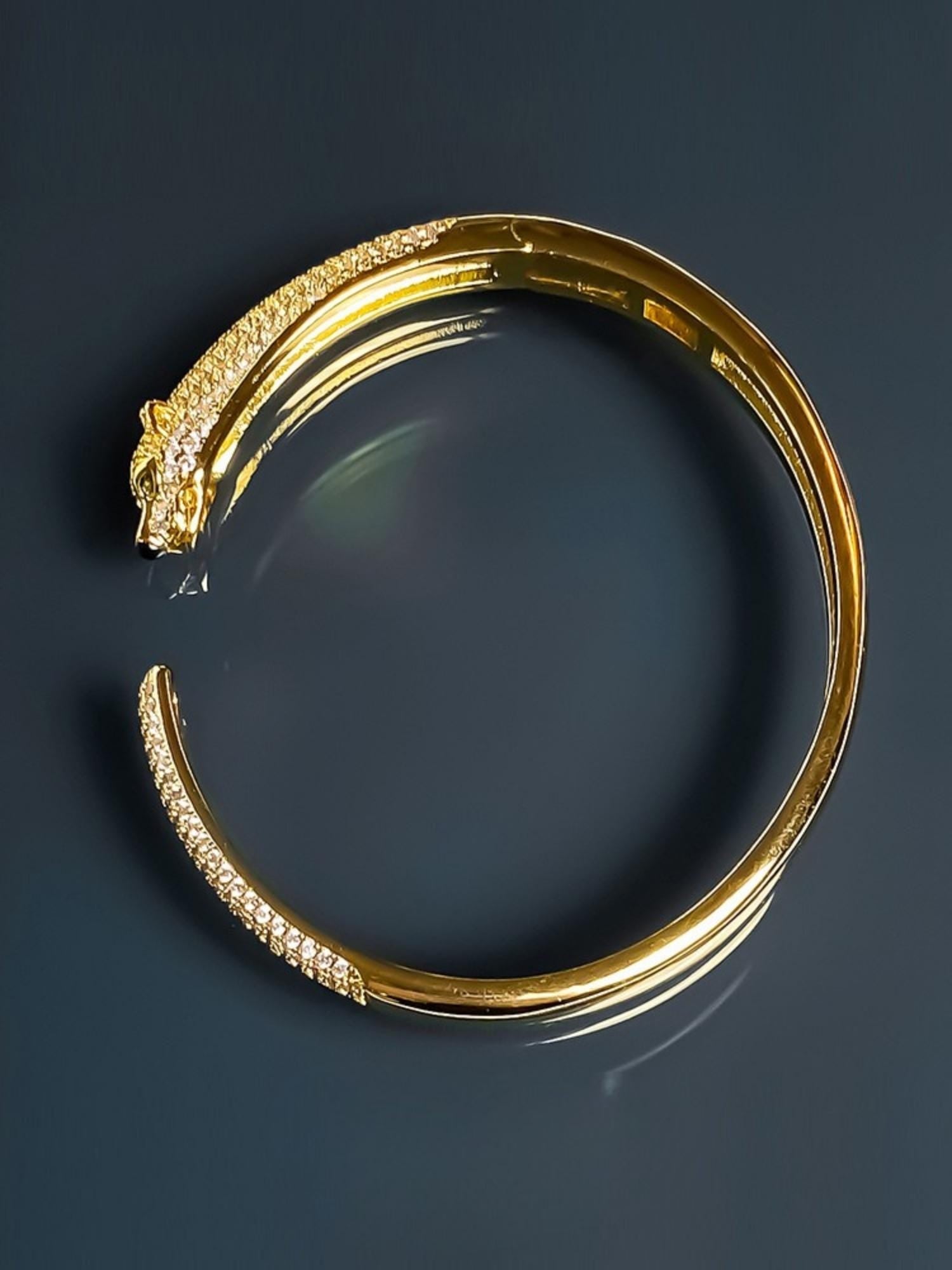 Golden Panther Bracelet