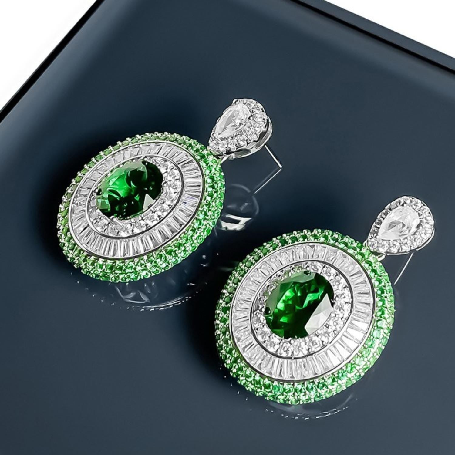 Vintage Emerald Earrings