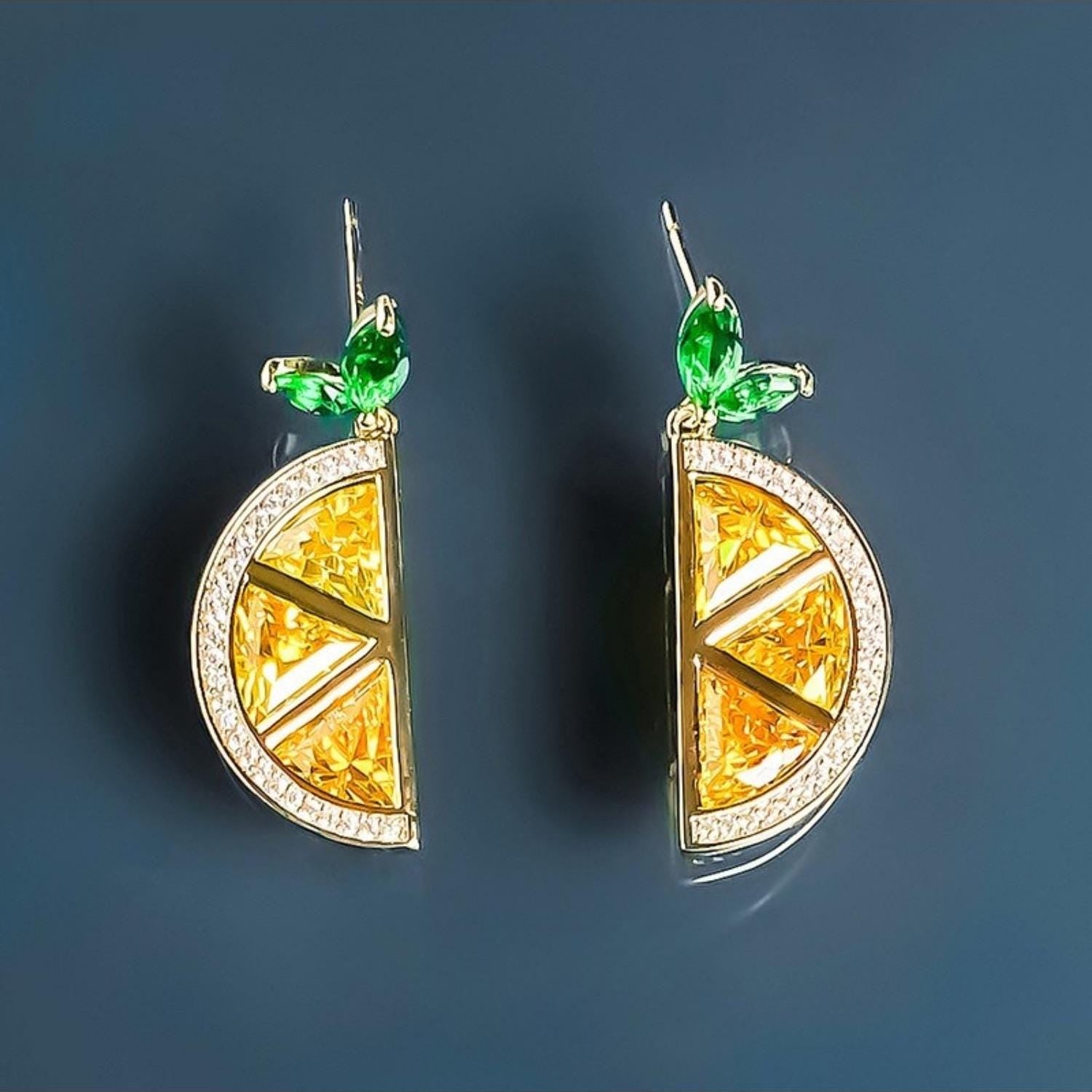 Lemon Earrings