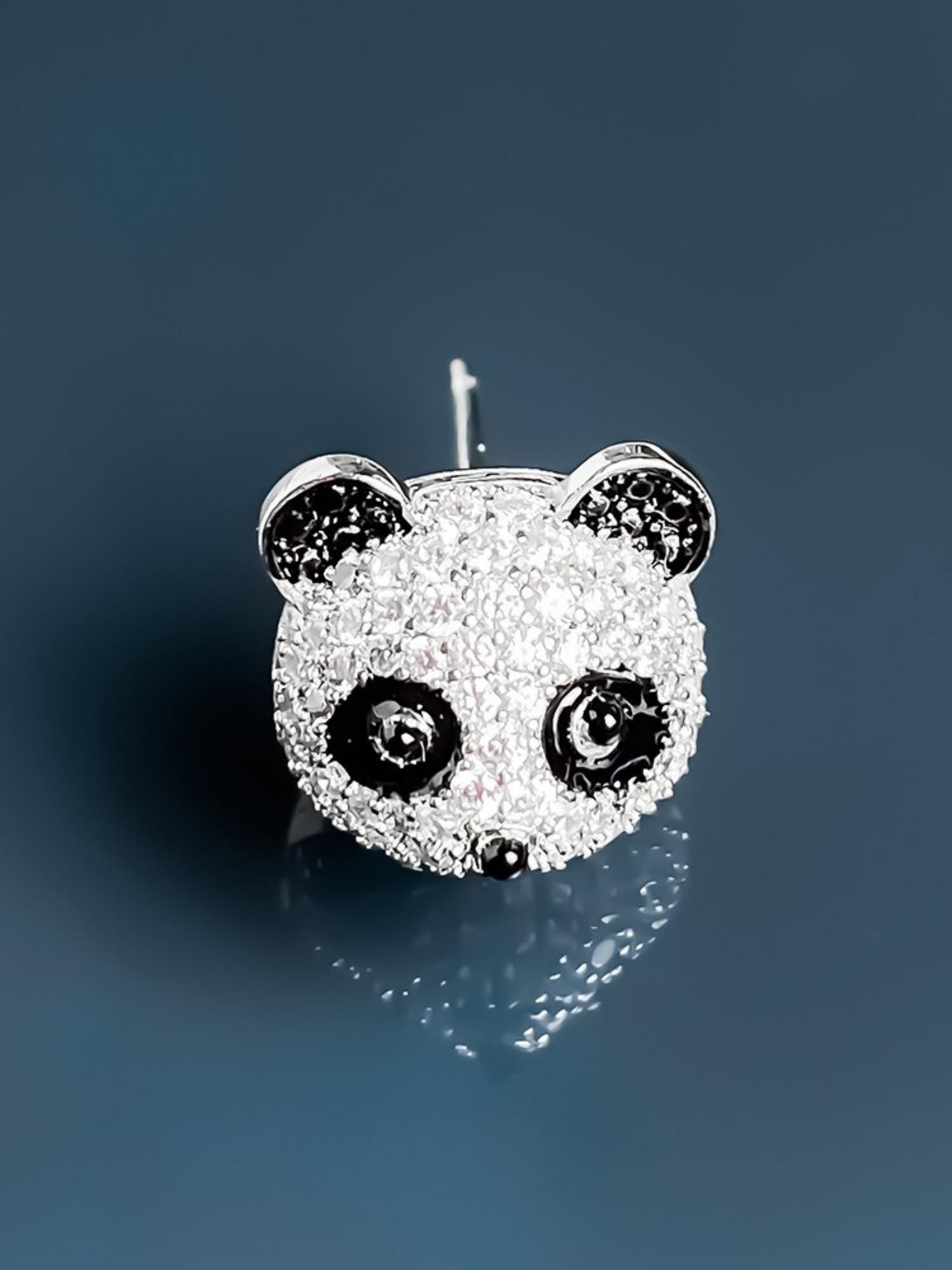 Panda Earrings