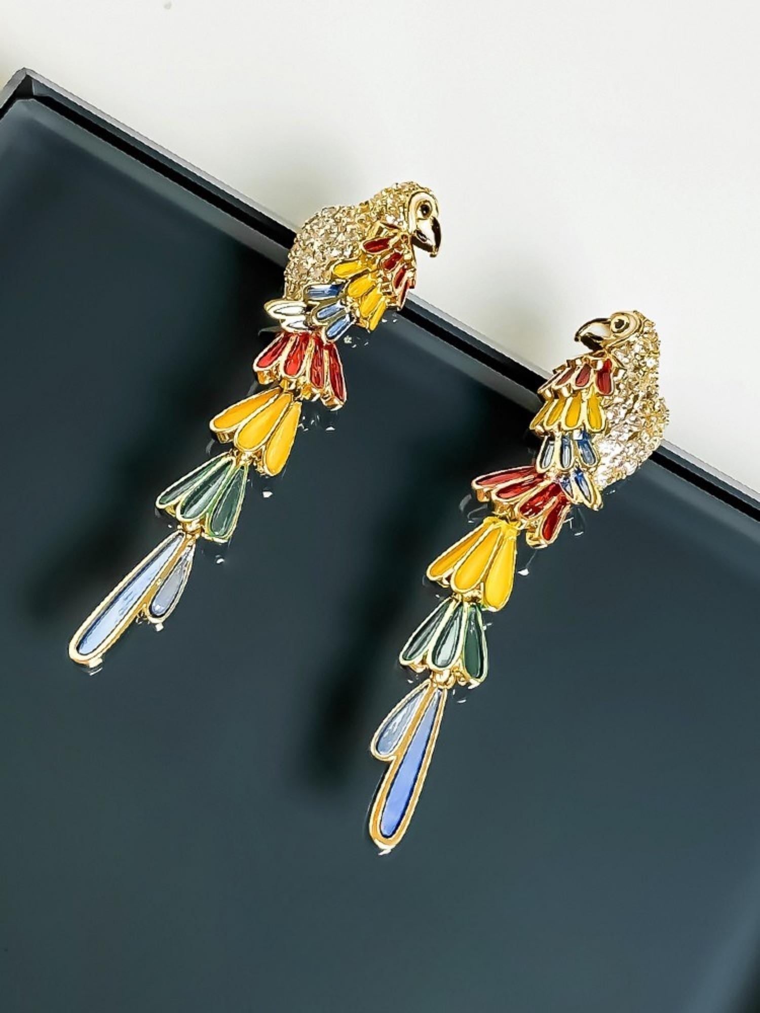 Tropic Parrot Earrings