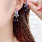 Violet Lumière Earrings