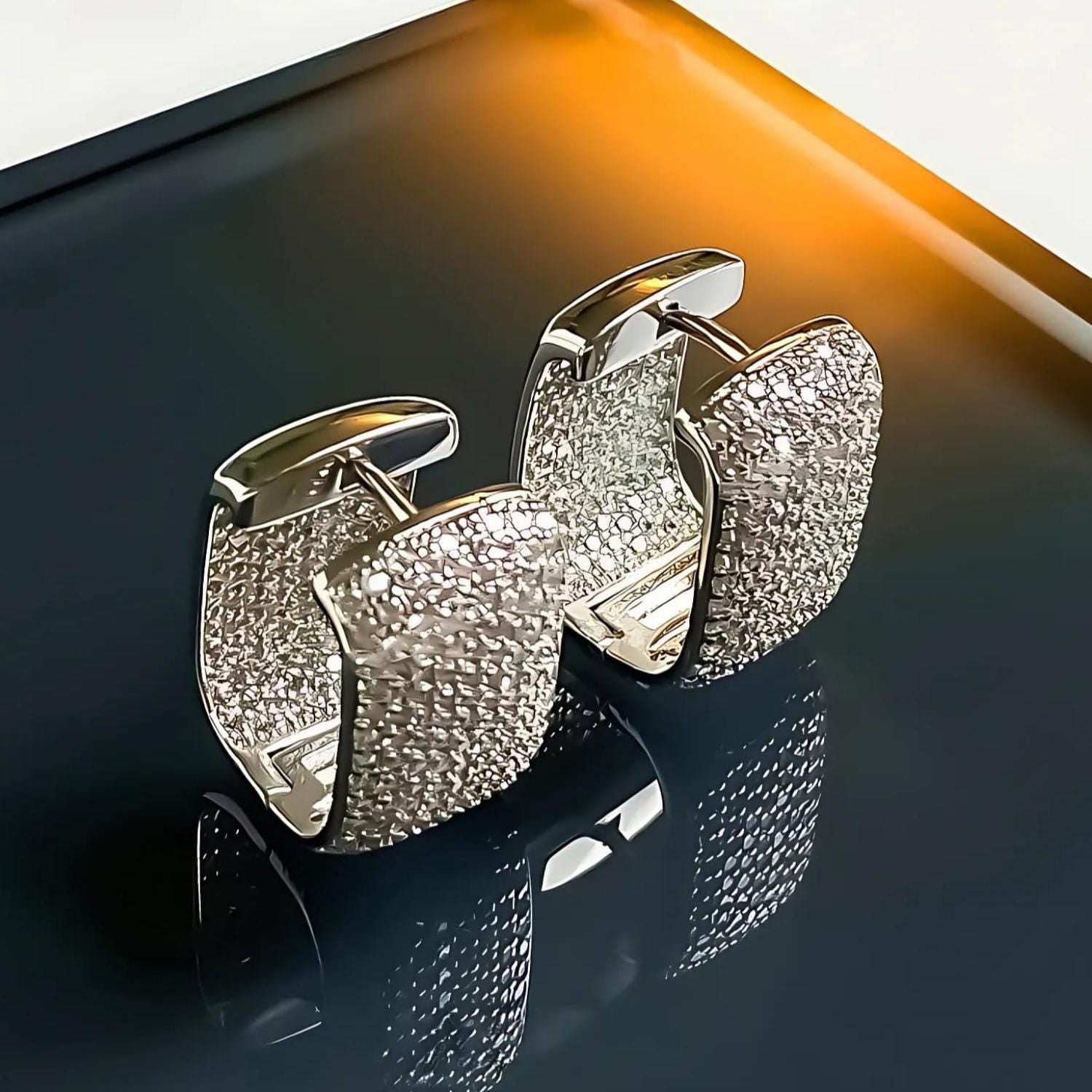 Pavé Statement Hoops