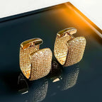 Pavé Statement Hoops