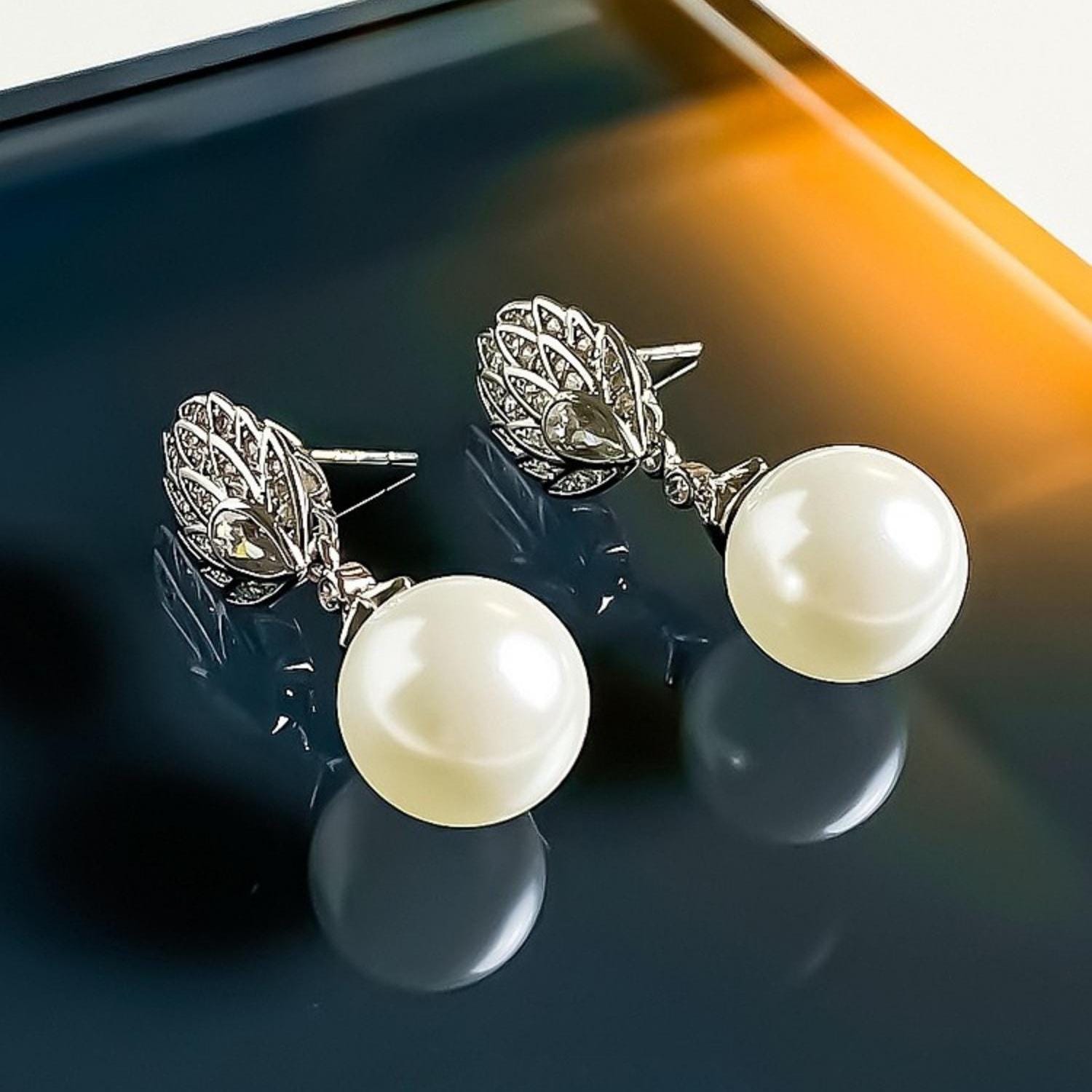 Tahitian Pearl Drop Earrings