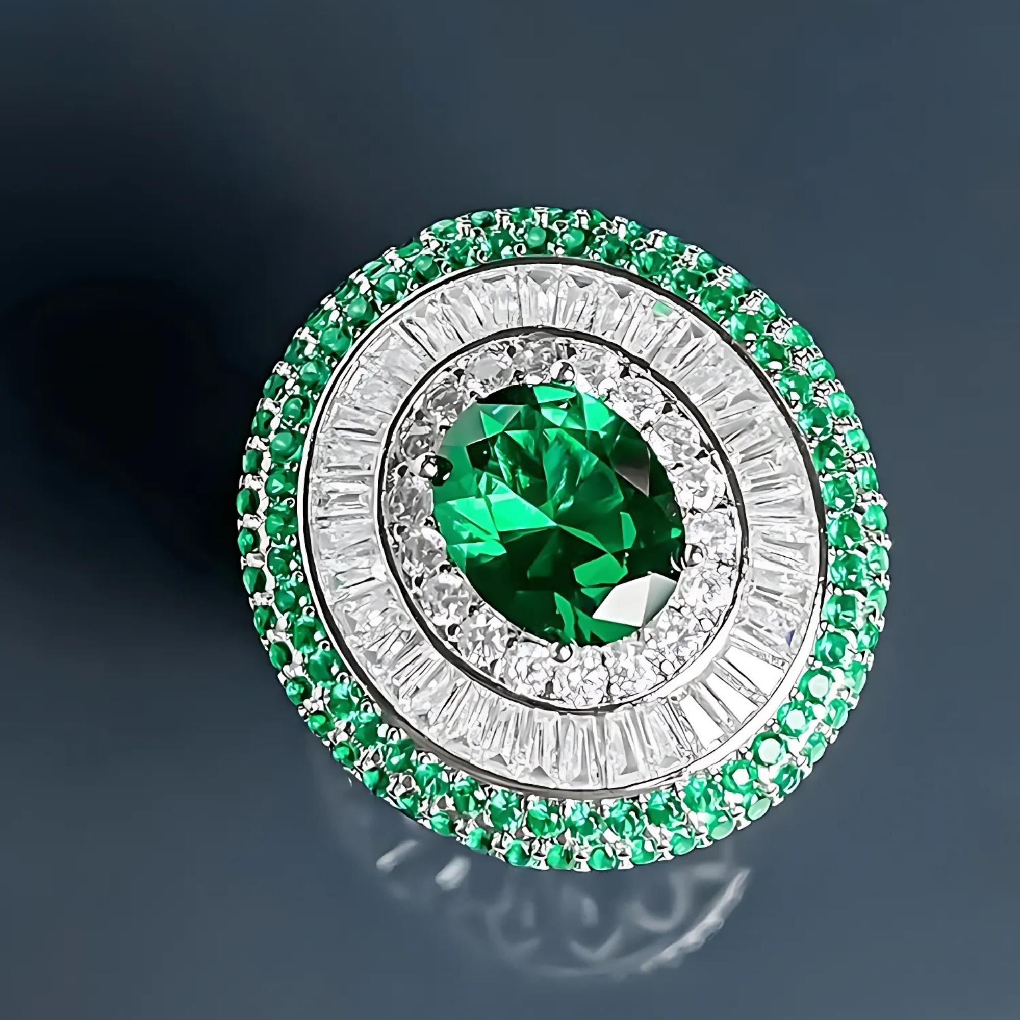 Emerald Statement Ring