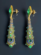 Imperial Peacock Earrings