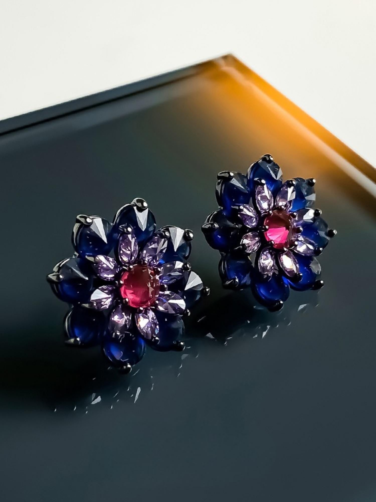 Midnight Bloom Earrings