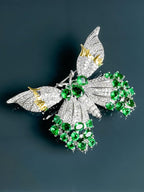 Butterfly Crystal Brooch