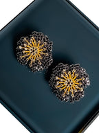 Midnight Petal Earrings