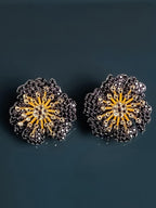 Midnight Petal Earrings