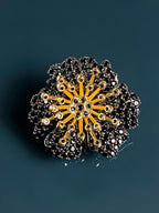 Midnight Petal Earrings