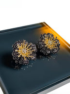 Midnight Petal Earrings