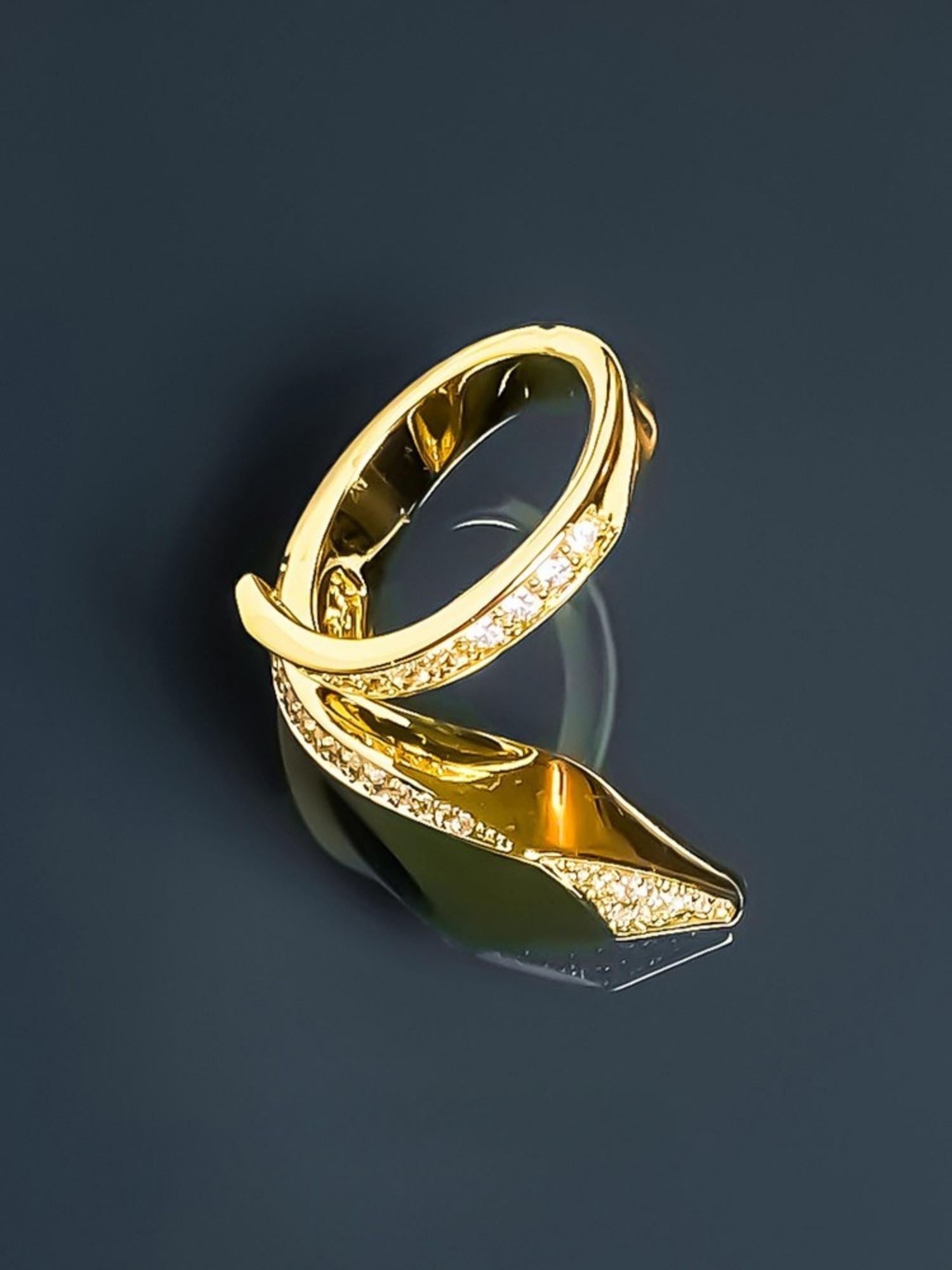 Golden Serpent Ring