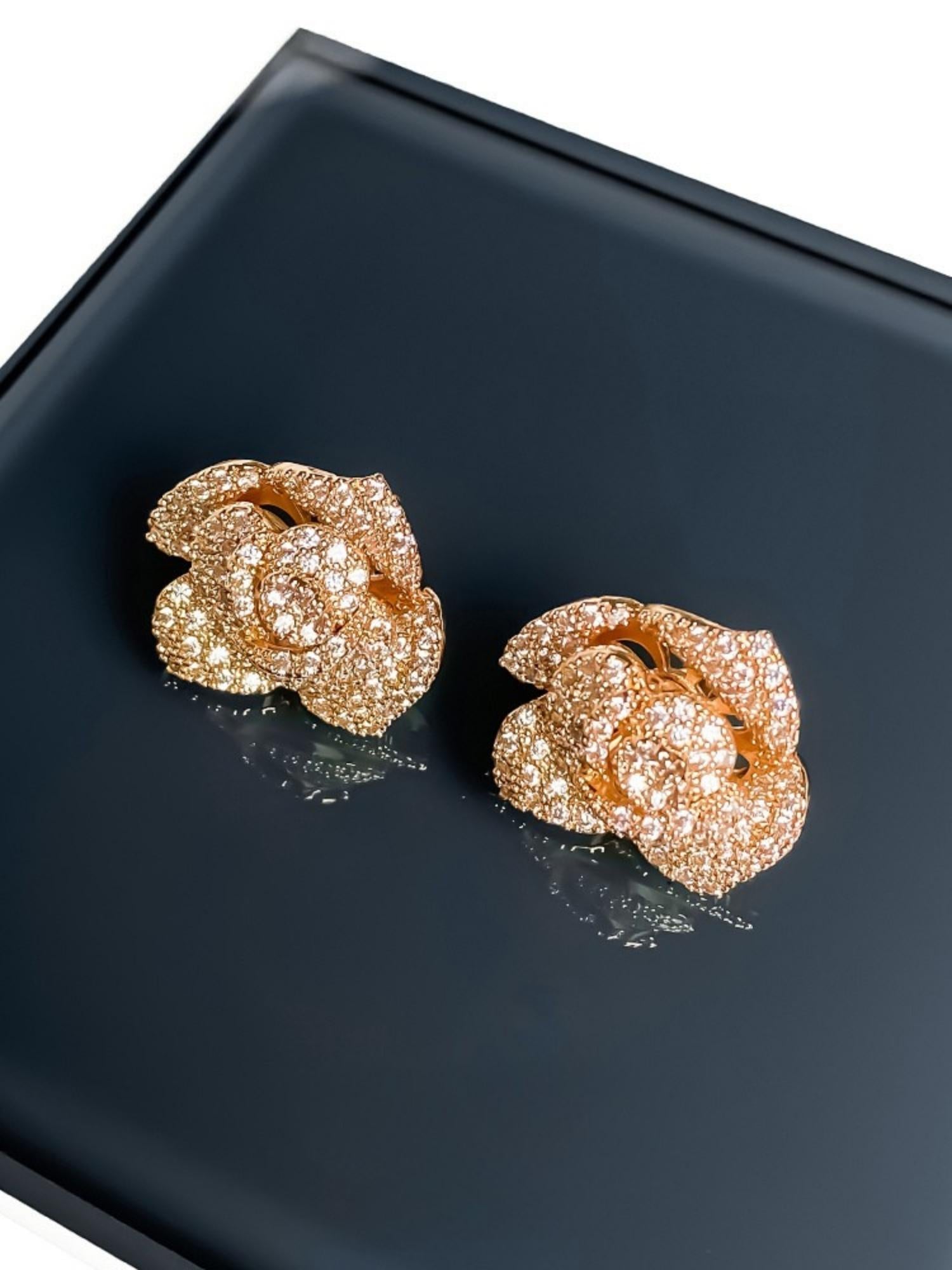 Rose Blossom Earrings