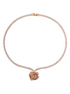 Rose Blossom Pendant Necklace