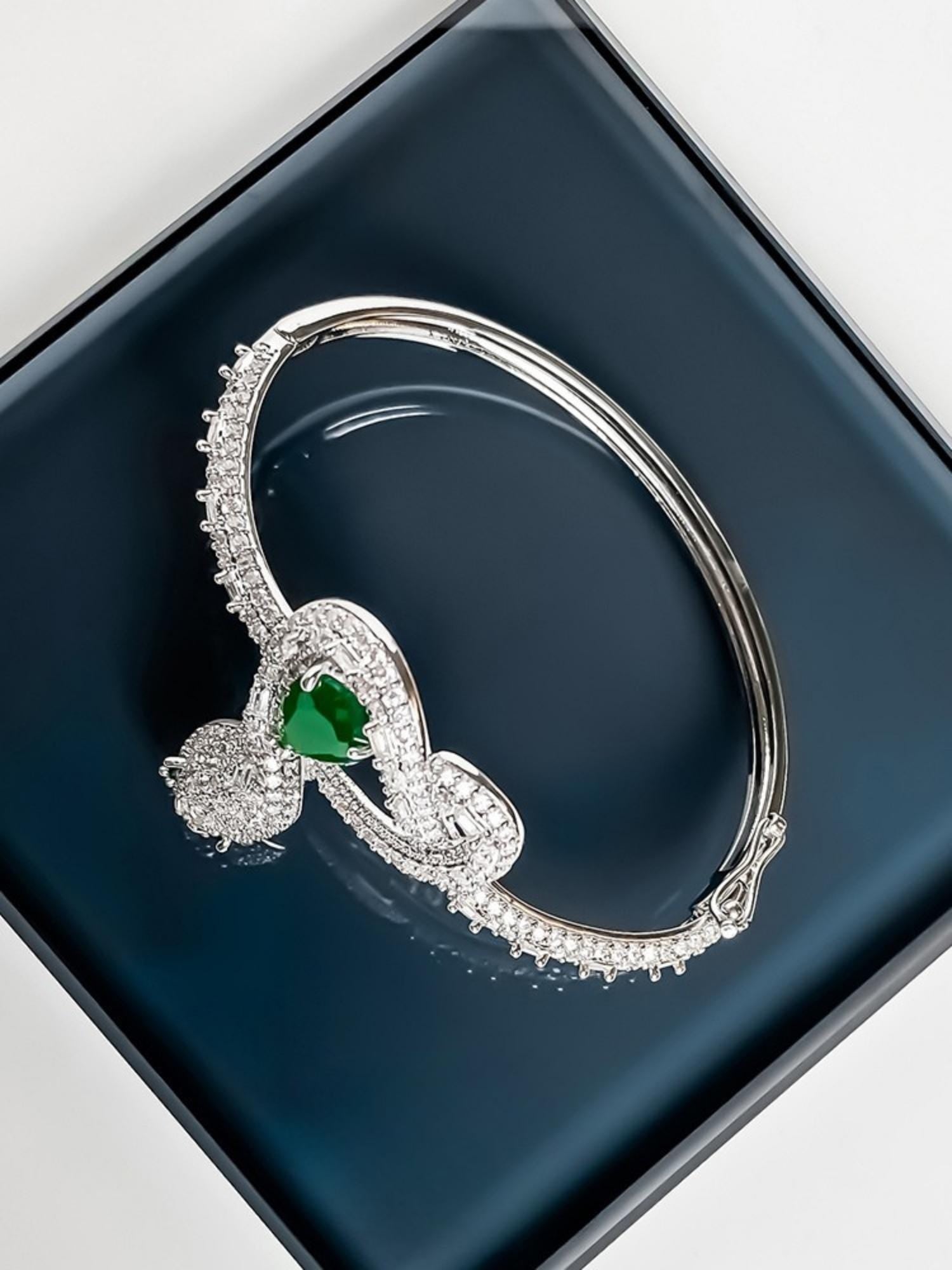 Emerald Serpent Bracelet