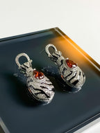 Zebra Earrings