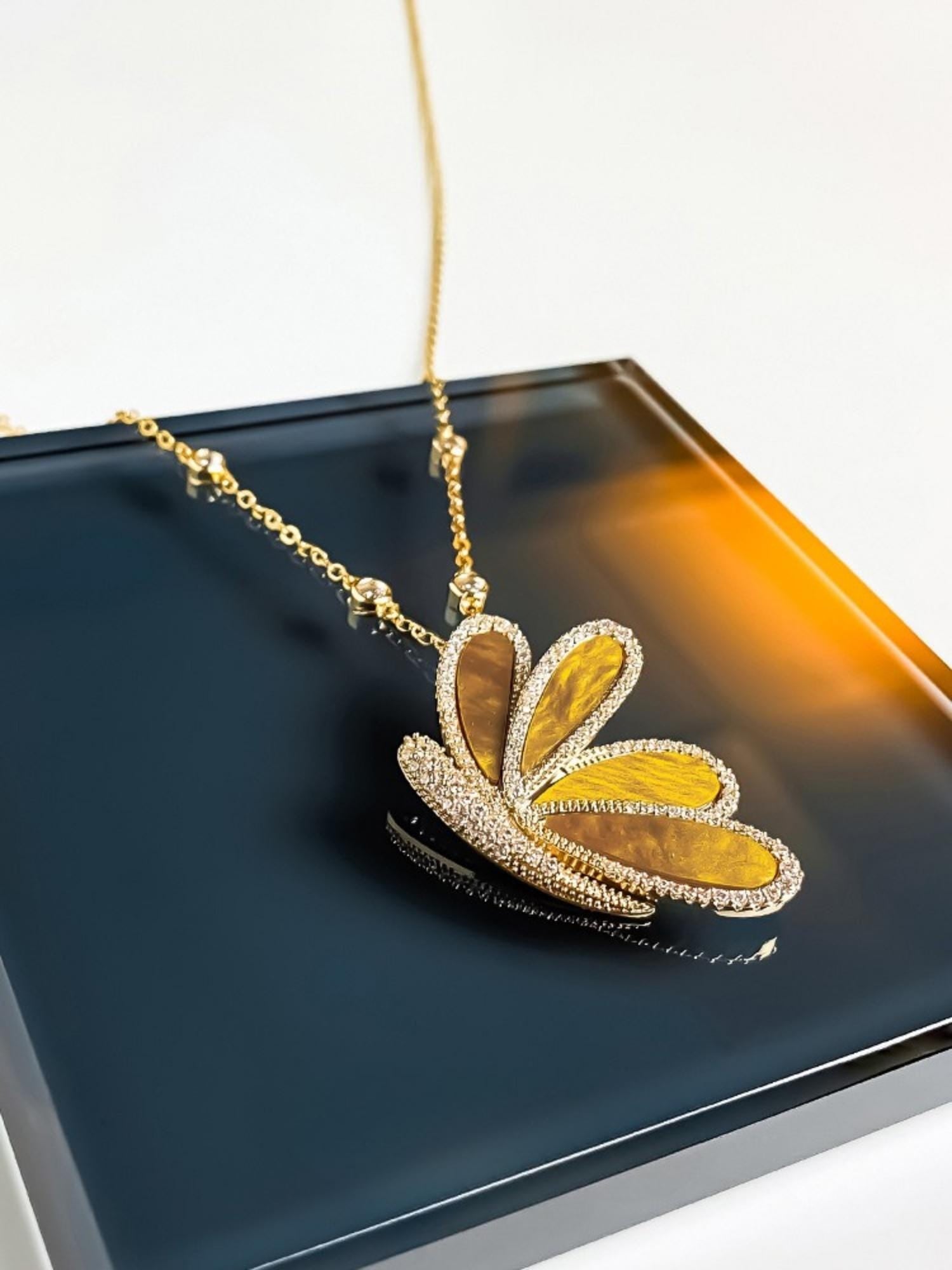 Golden Butterfly Necklace