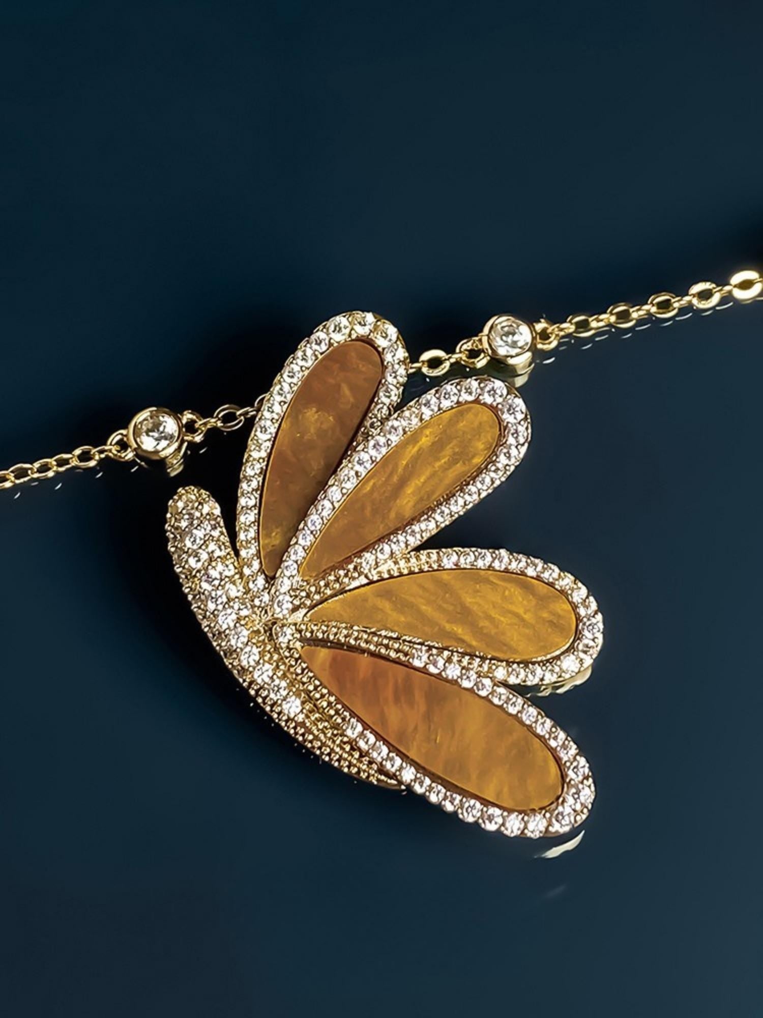 Golden Butterfly Necklace