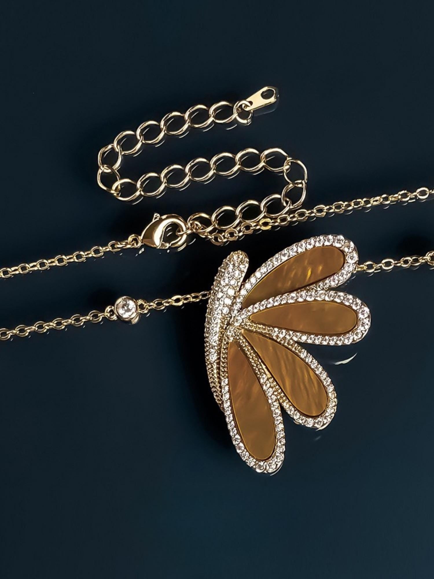Golden Butterfly Necklace