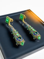 Imperial Peacock Earrings