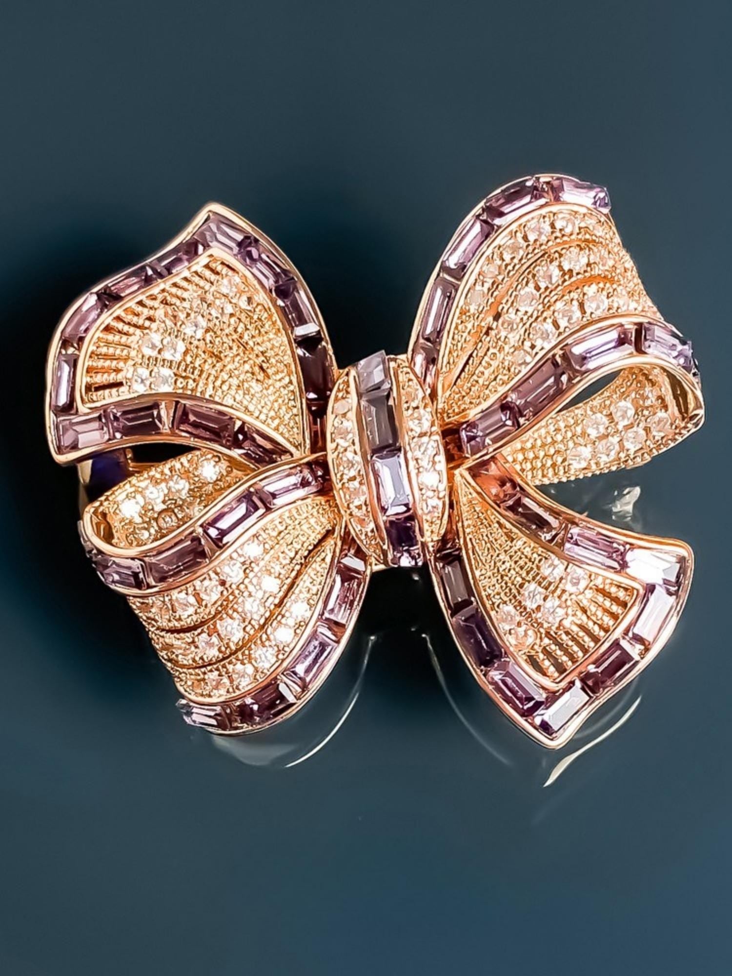 Coquette Ribbon Brooch