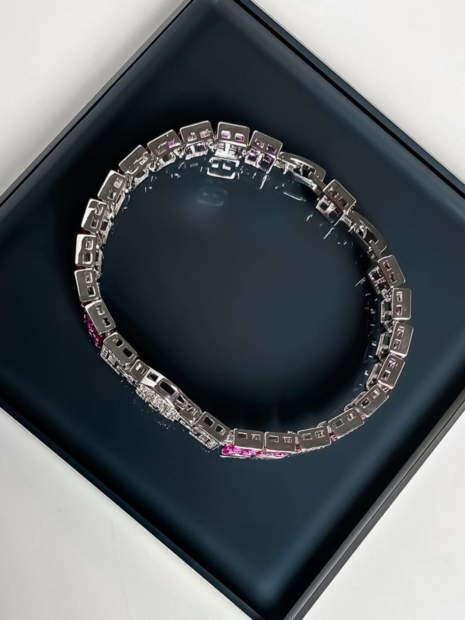 Pink Corundum Bracelet