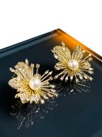 Bloomburst Pearl Earrings