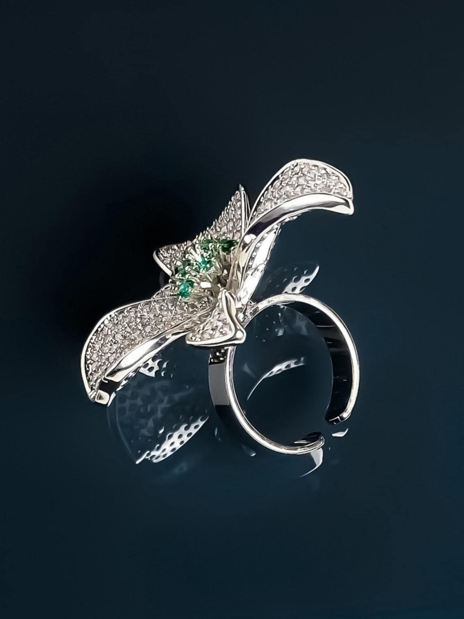 Bloom Crystal Pavé Ring