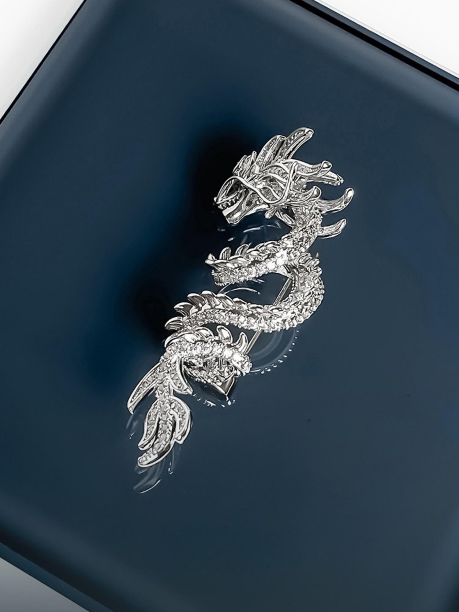 Imperial Dragon Brooch
